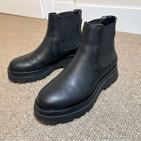 ALDO Stompd - Lug Sole Real Leather Chelsea Boot 9 Like New - Picture 5 of 13
